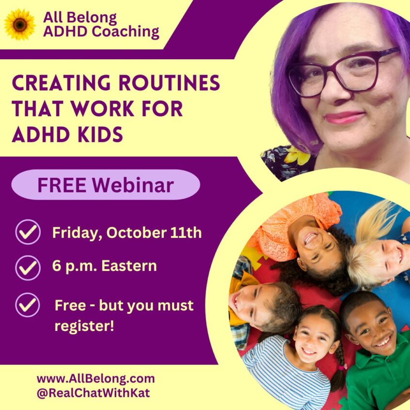 Creating Routines That Work For ADHD Kids - A Free Webinar