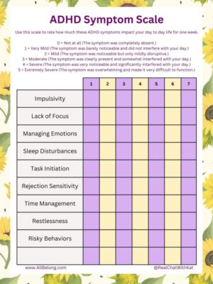 Free ADHD Symptom Tracker