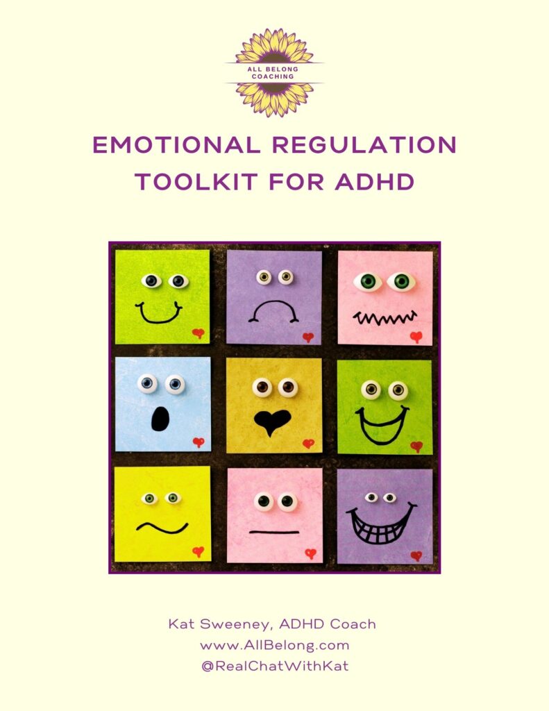 Emotional Regulation Tool Kit For ADHD