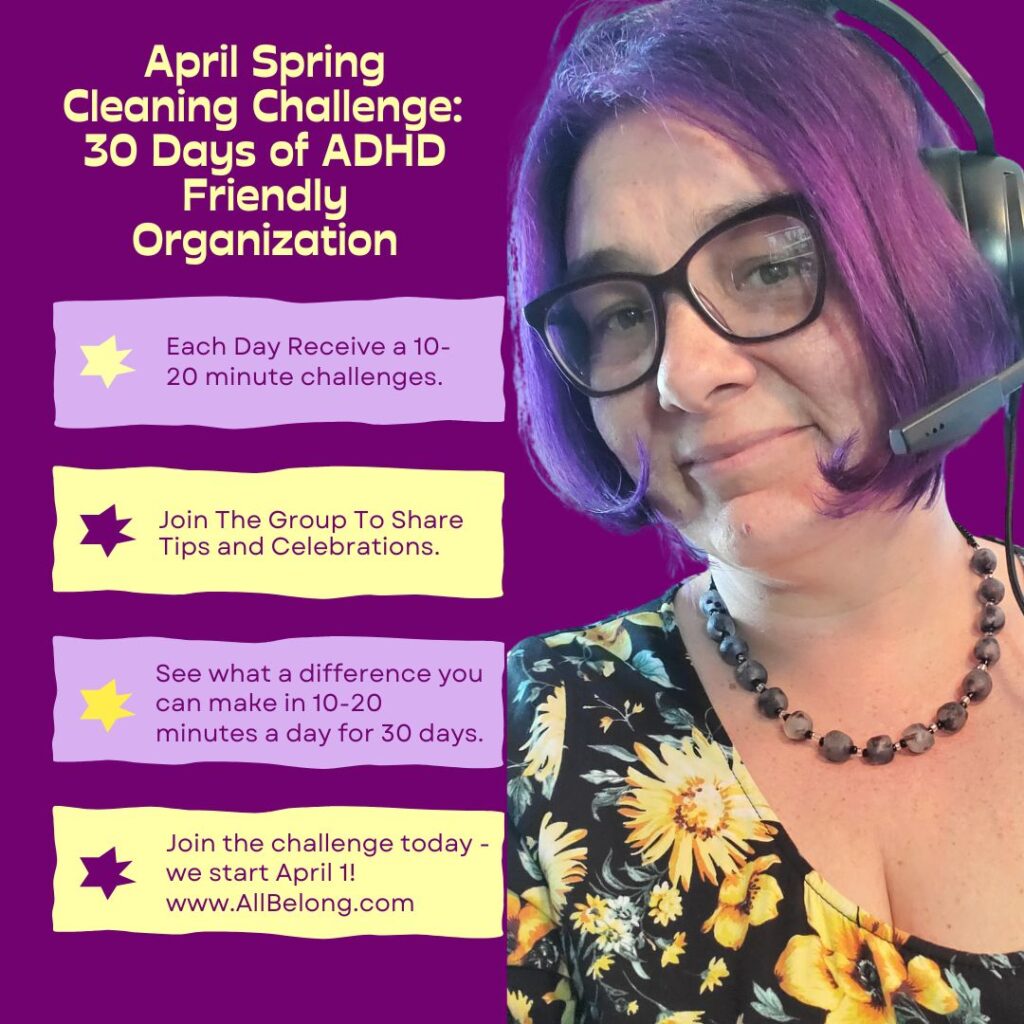 Free April Spring Cleaning Challenge